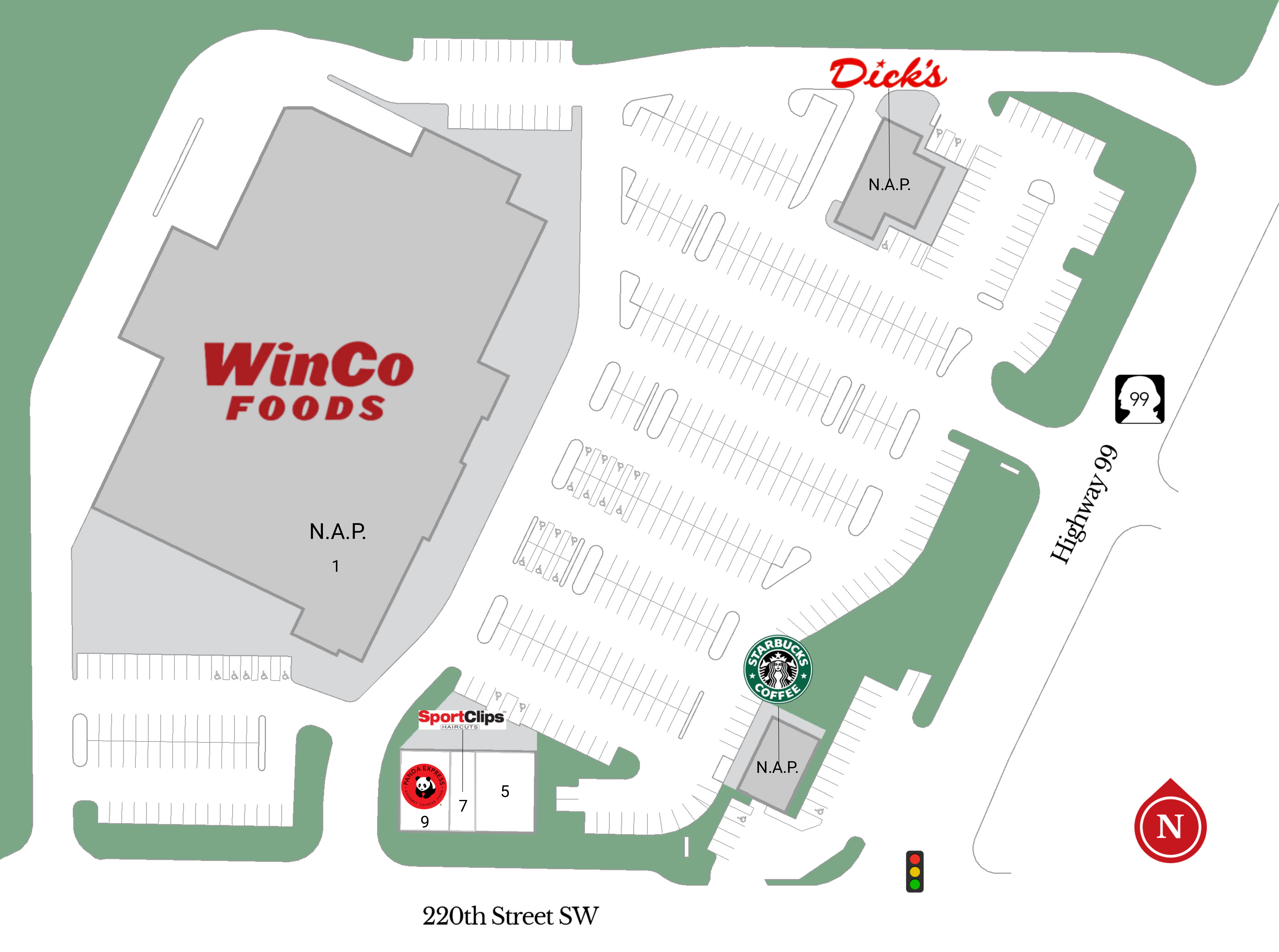 Bellis Fair Mall Map Plan Widget